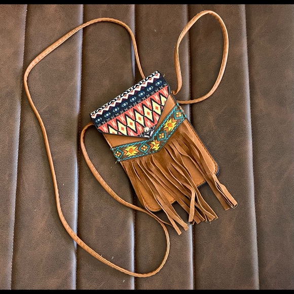 Handbags - Navajo print cross body bag